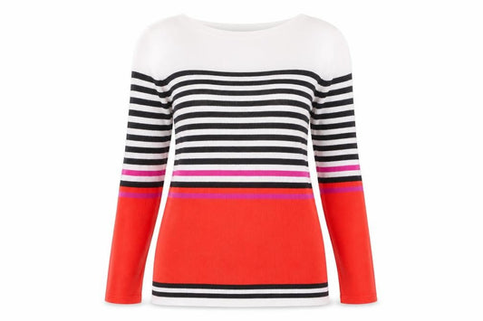 Womens UK Size 8 M&Co Multicoloured Pullover Jumper