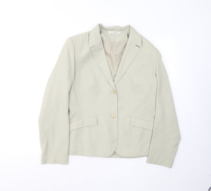 George Womens Green Jacket Blazer Size 12