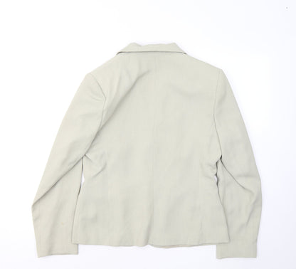 George Womens Green Jacket Blazer Size 12