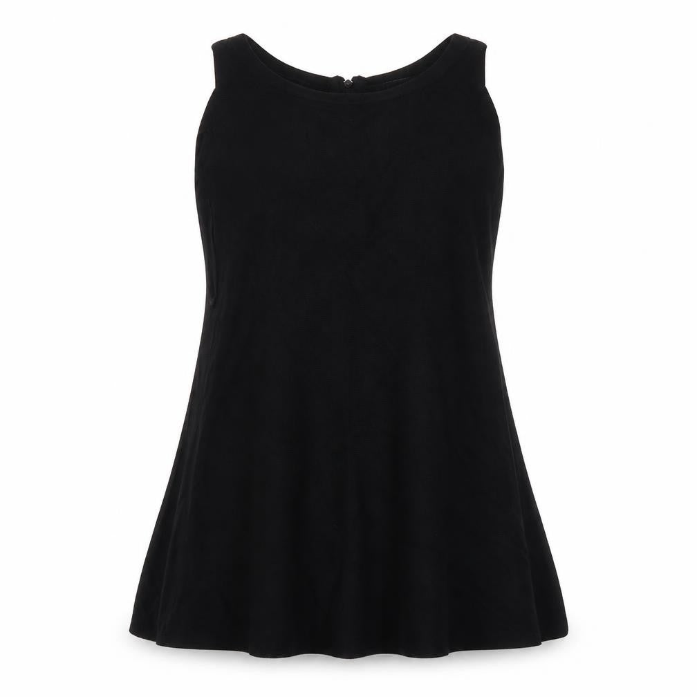 Womens UK Size 10 Atmosphere Black Basic Tank