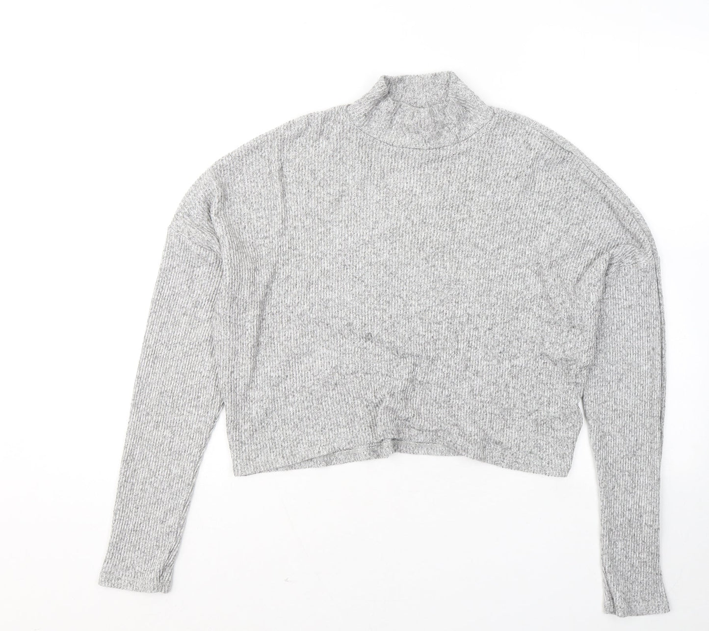 Womens UK Size 12 Topshop Grey Pullover Jumper