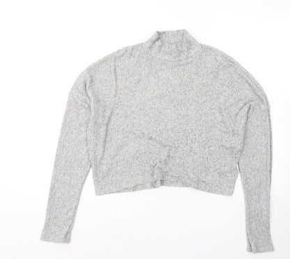 Womens UK Size 12 Topshop Grey Pullover Jumper