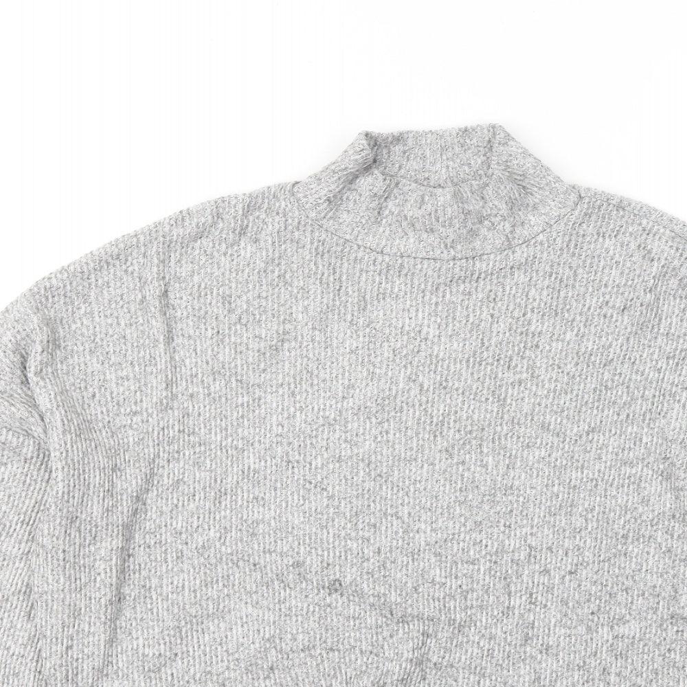 Womens UK Size 12 Topshop Grey Pullover Jumper