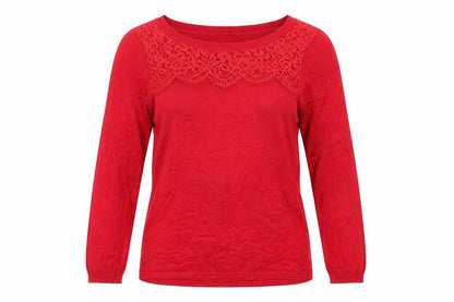Womens UK Size M Marks and Spencer Red Pullover Jumper