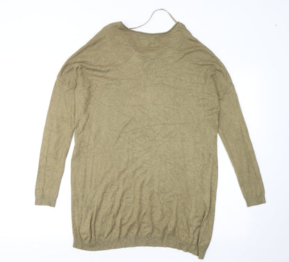 Womens UK Size 10 Atmosphere Green Pullover Jumper