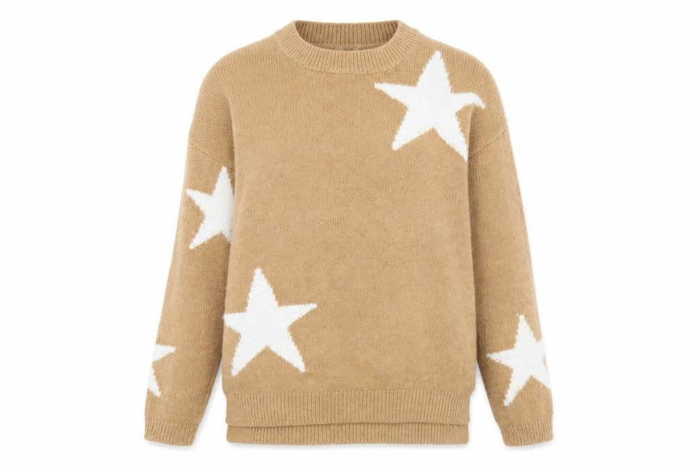 Womens UK Size 8 Capsule Beige Pullover Jumper