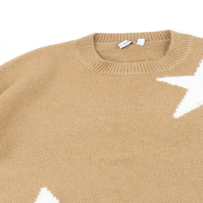 Womens UK Size 8 Capsule Beige Pullover Jumper