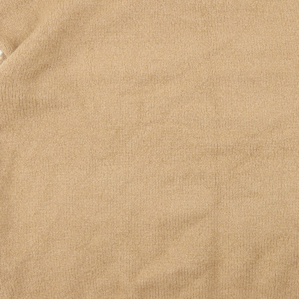 Womens UK Size 8 Capsule Beige Pullover Jumper