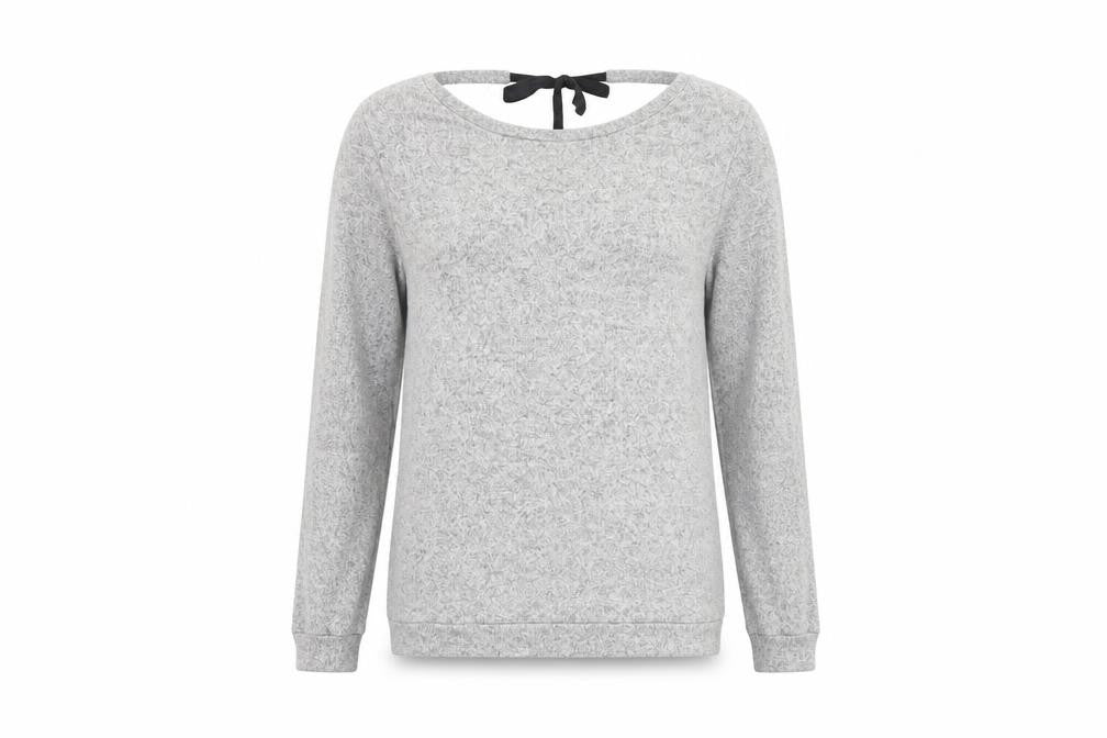 Womens UK Size 8 River Island Grey Basic T-Shirt