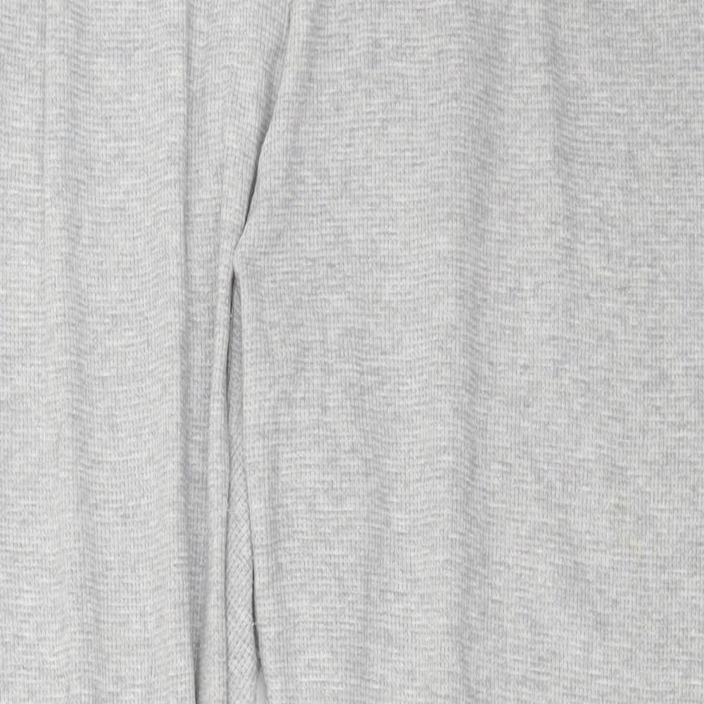 F&F Womens Grey Cotton Jogger Trousers Size L L30 in Regular