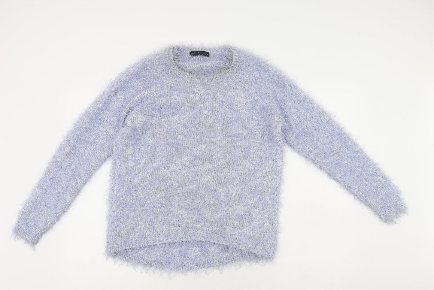 Womens UK Size 12 Marks and Spencer Blue Pullover Jumper