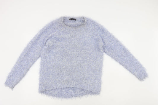 Womens UK Size 12 Marks and Spencer Blue Pullover Jumper