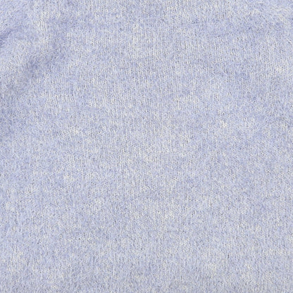 Womens UK Size 12 Marks and Spencer Blue Pullover Jumper