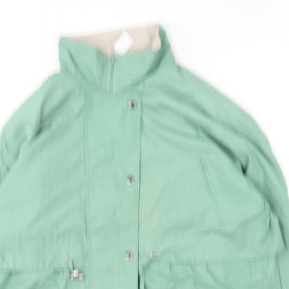 Womens UK Size 14 Canda Green Jacket