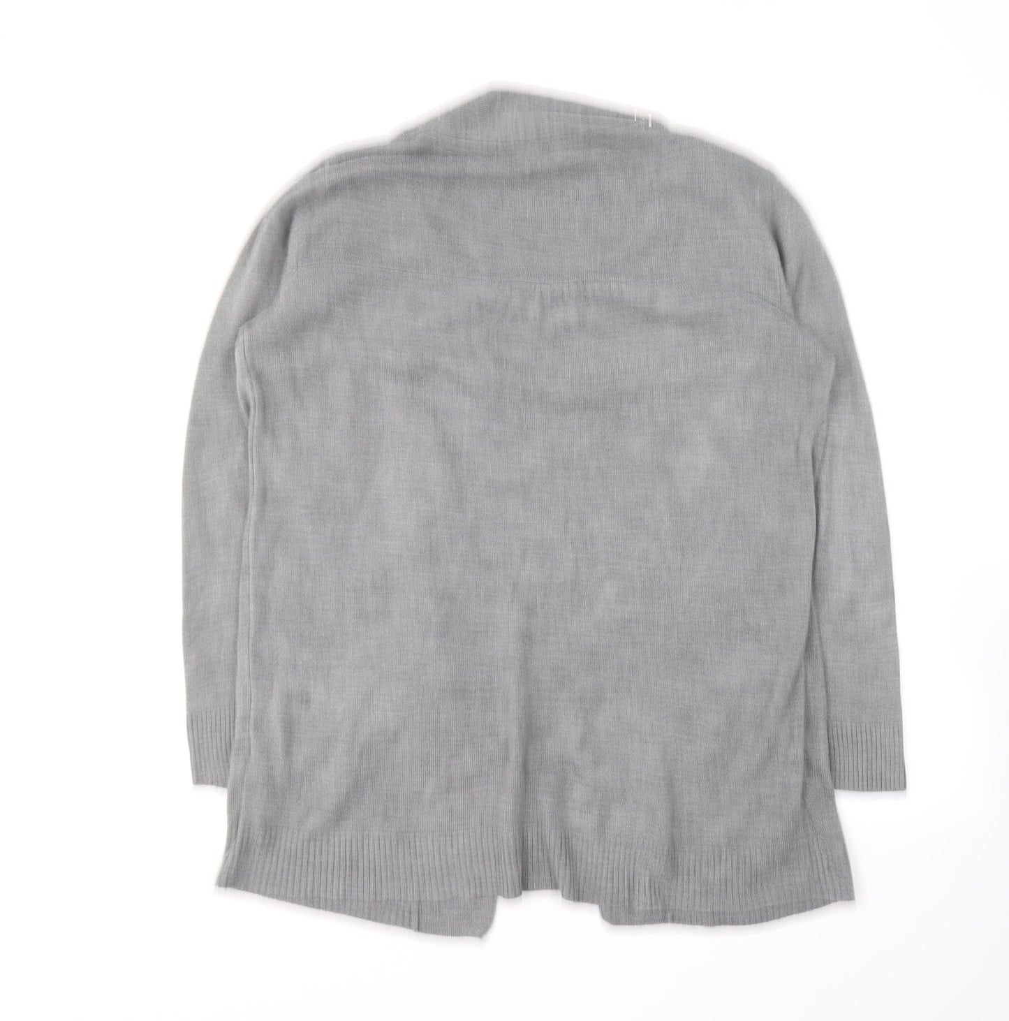 Womens UK Size L Cashmasoft Grey Cardigan Jumper
