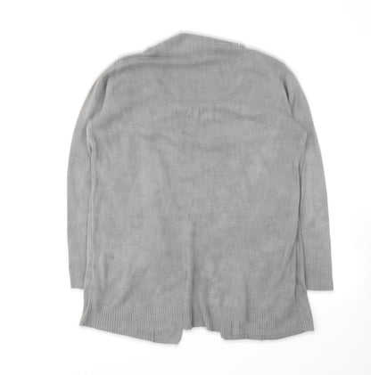 Womens UK Size L Cashmasoft Grey Cardigan Jumper