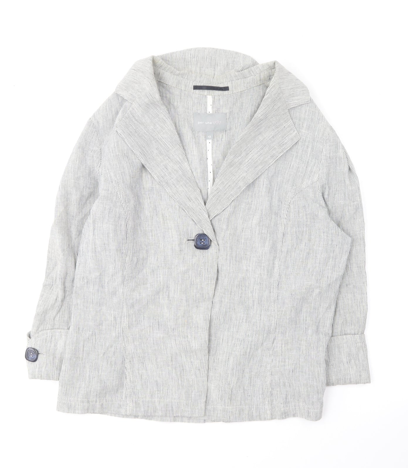 Womens UK Size 12 Per Una Grey Jacket