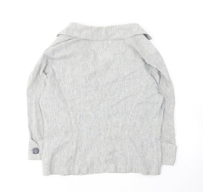Womens UK Size 12 Per Una Grey Jacket