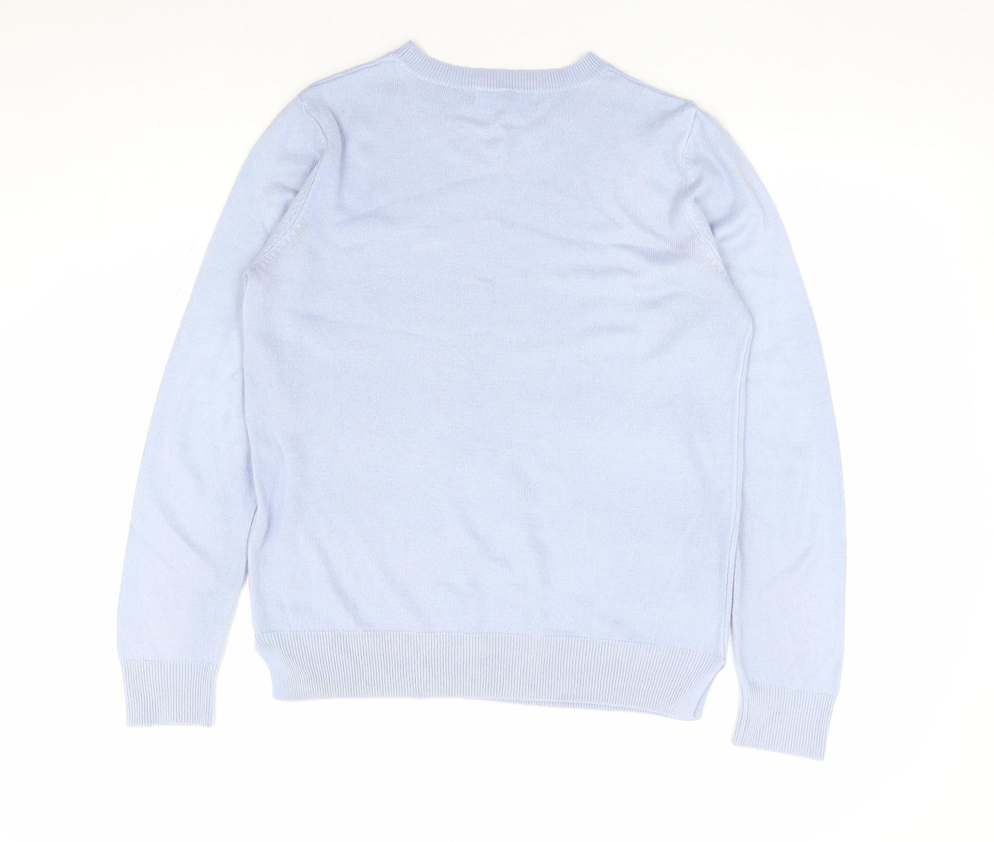 Womens UK Size S Marks and Spencer Blue Pullover Jumper