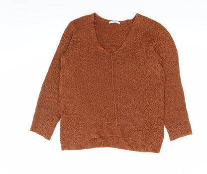 Womens UK Size 8 TU Brown Pullover Jumper