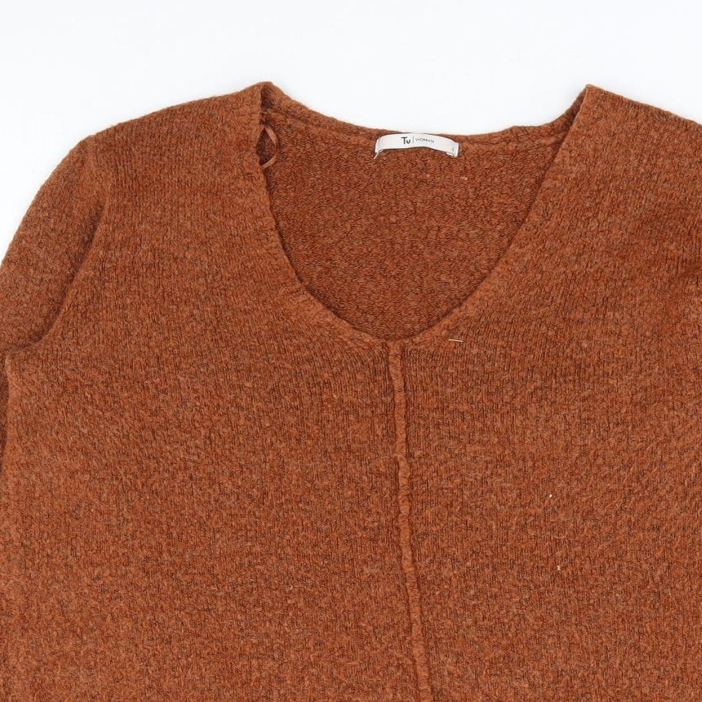 Womens UK Size 8 TU Brown Pullover Jumper