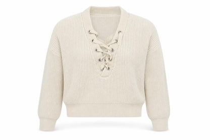 Womens UK Size M H&M Beige Pullover Jumper
