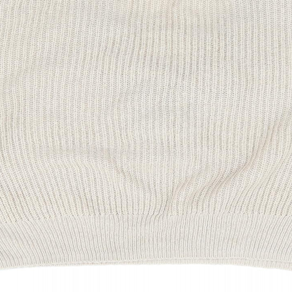 Womens UK Size M H&M Beige Pullover Jumper