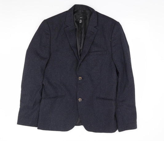 Mens UK Size 44 H&M Regular Blue Suit Jacket