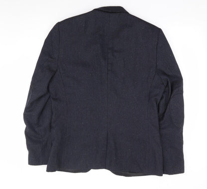 Mens UK Size 44 H&M Regular Blue Suit Jacket