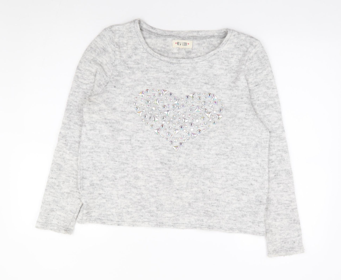 Womens UK Size 14 New Look Grey Pullover Jumper
