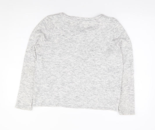 Womens UK Size 14 New Look Grey Pullover Jumper