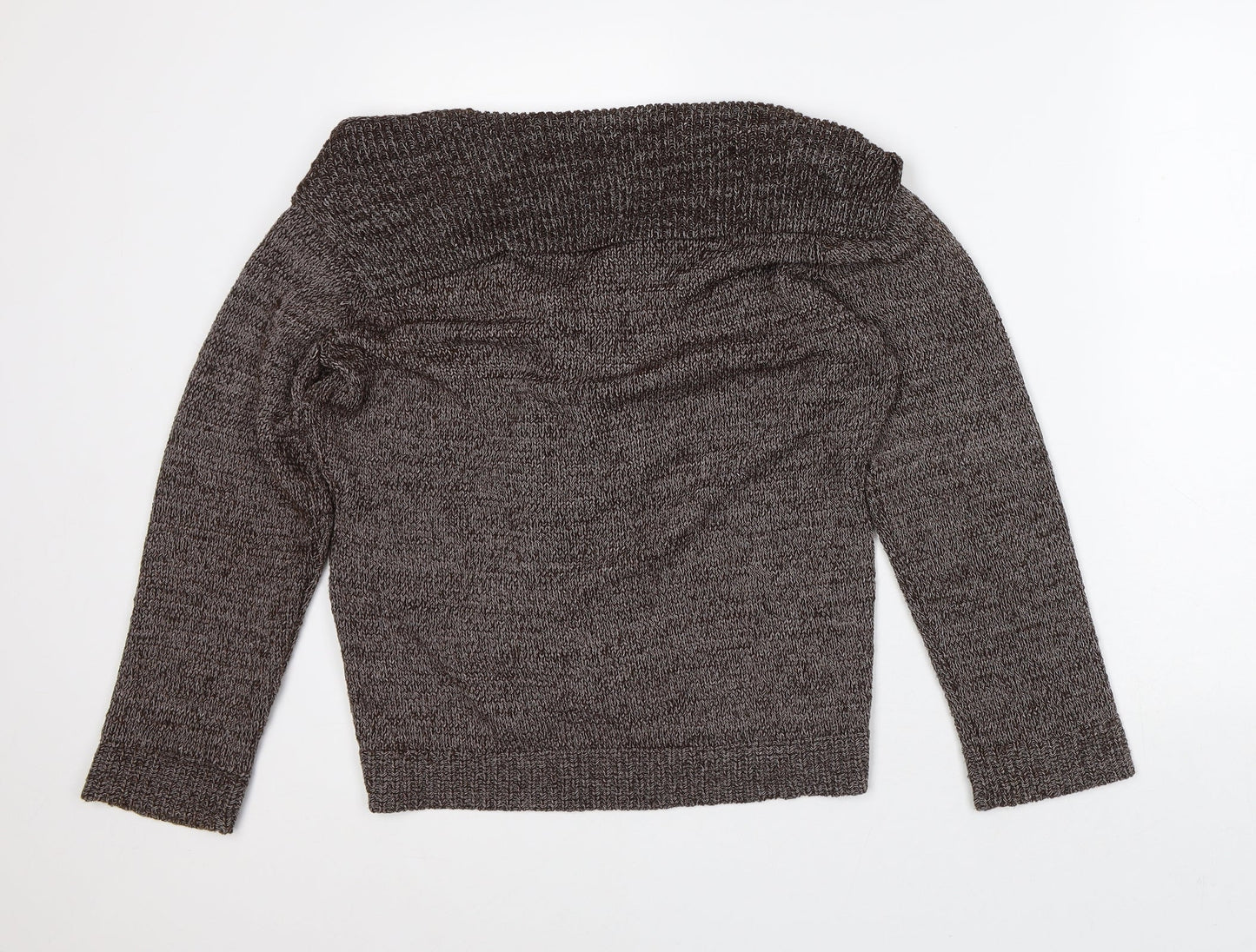 Womens UK Size M Bonmarché Brown Cardigan Jumper