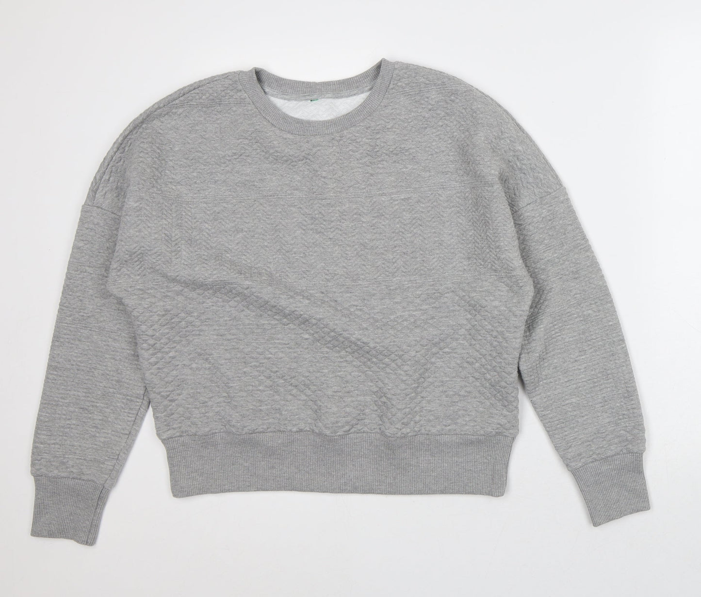 Mens UK Size M Preworn Grey Pullover Sweatshirt