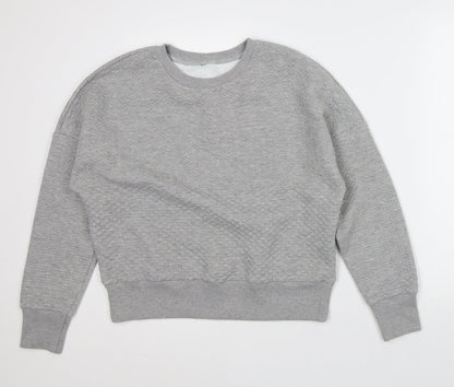 Mens UK Size M Preworn Grey Pullover Sweatshirt