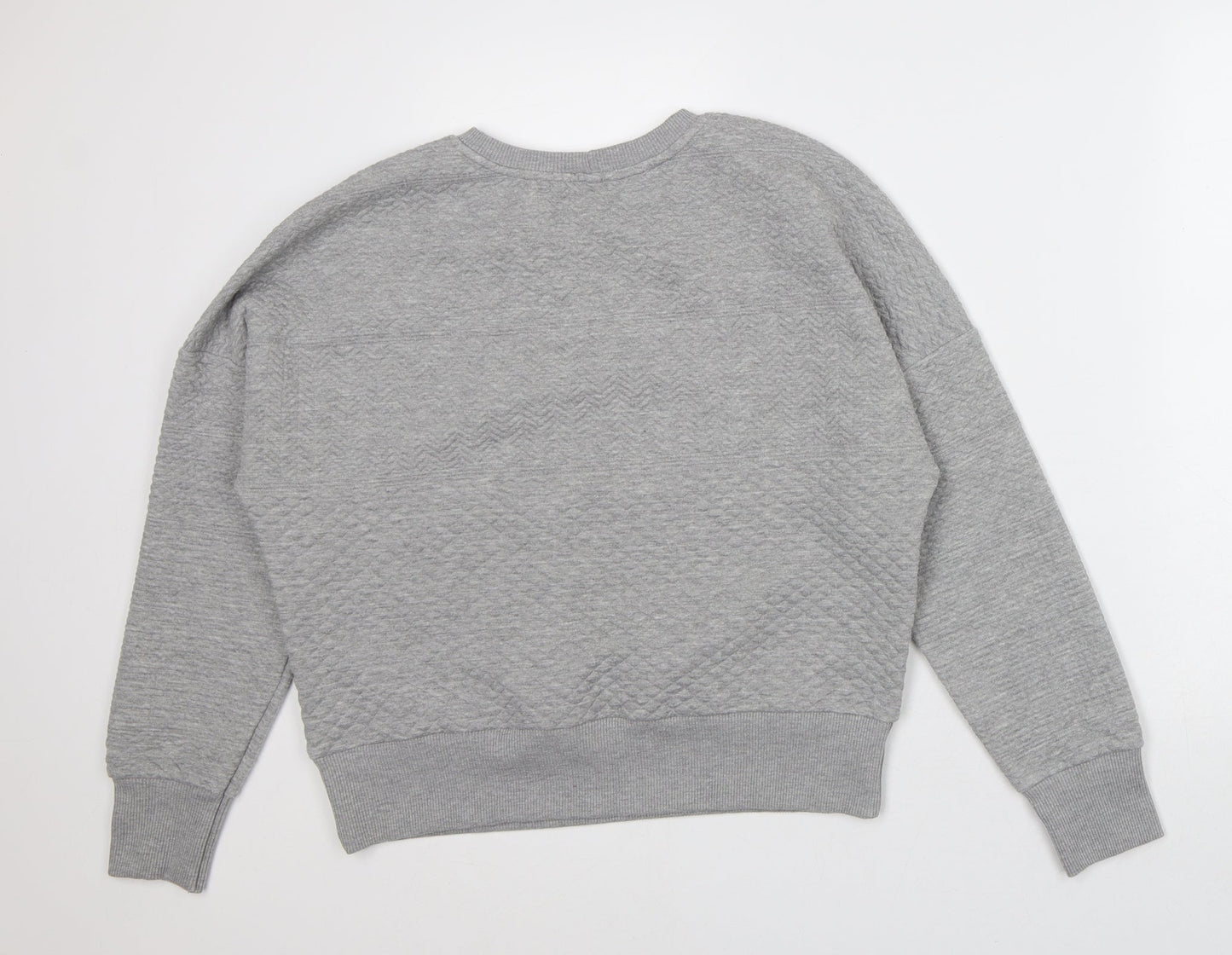 Mens UK Size M Preworn Grey Pullover Sweatshirt