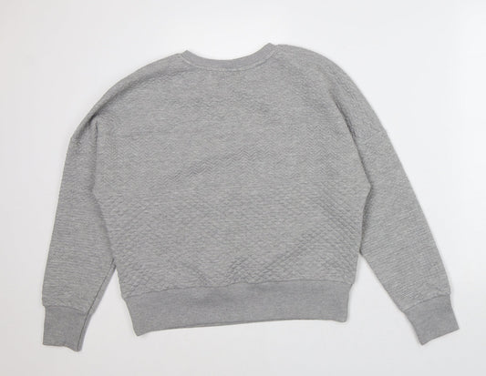 Mens UK Size M Preworn Grey Pullover Sweatshirt