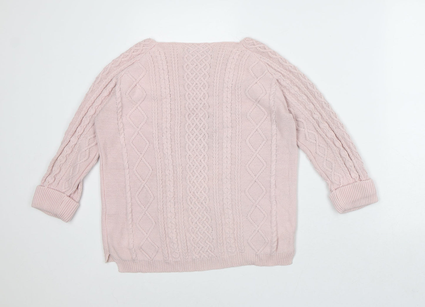 Womens UK Size S TRU Collection Pink Pullover Jumper