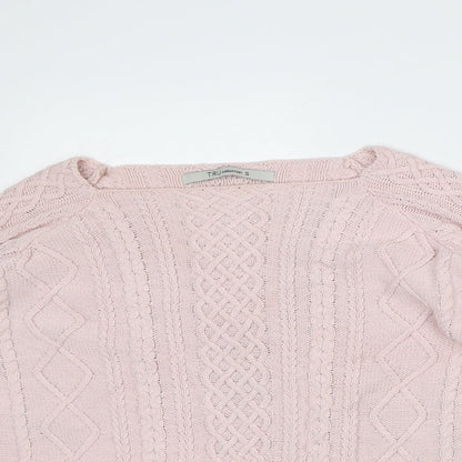Womens UK Size S TRU Collection Pink Pullover Jumper