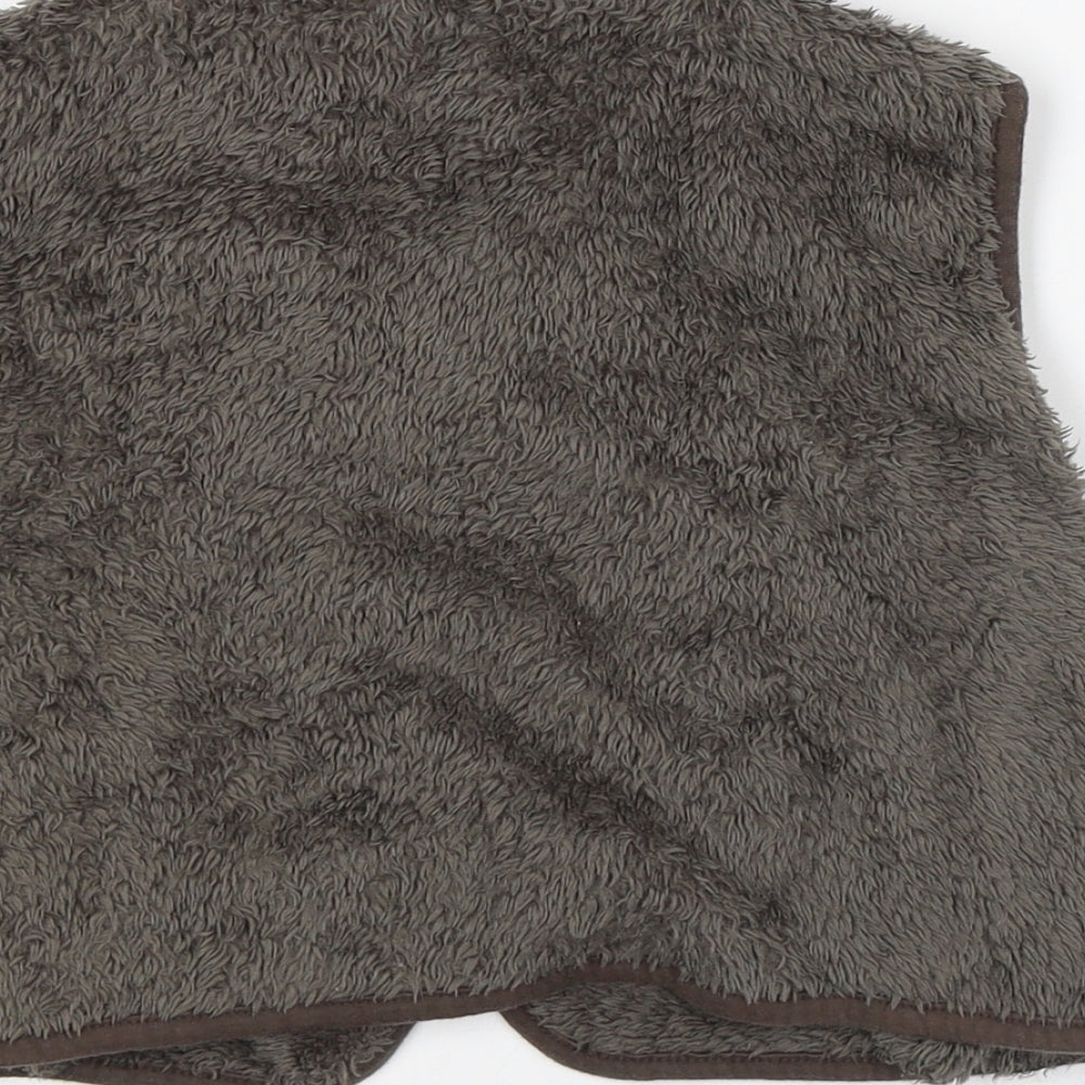 Bella B Boys Green Jacket Size XS - Fluffy Bodywarmer