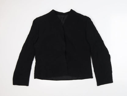 DCC Womens Black Jacket Blazer Size 14