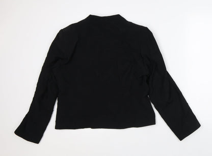 DCC Womens Black Jacket Blazer Size 14