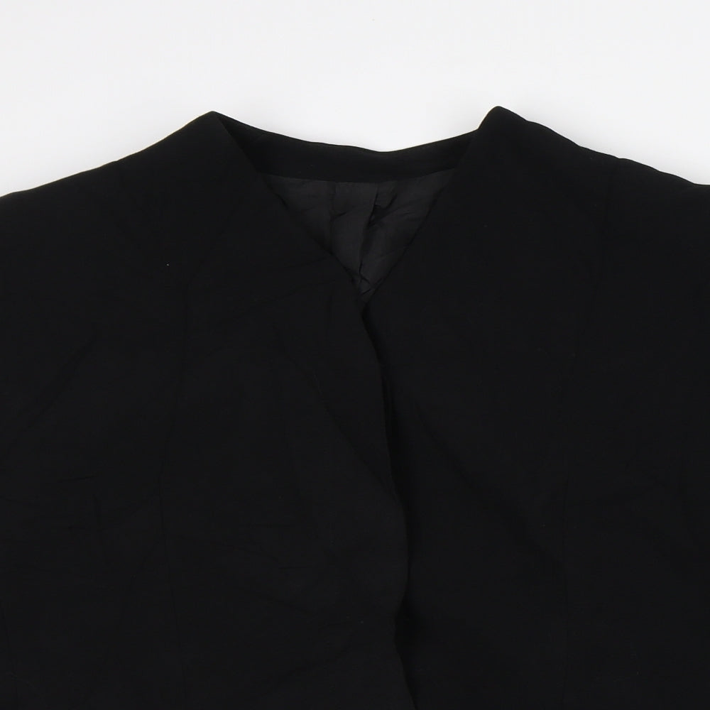 DCC Womens Black Jacket Blazer Size 14