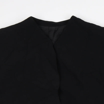 DCC Womens Black Jacket Blazer Size 14