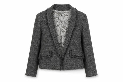 Principles Womens Grey Geometric Jacket Blazer Size 14