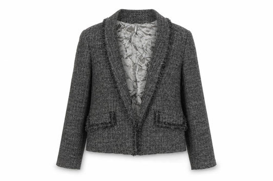 Principles Womens Grey Geometric Jacket Blazer Size 14