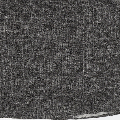 Principles Womens Grey Geometric Jacket Blazer Size 14