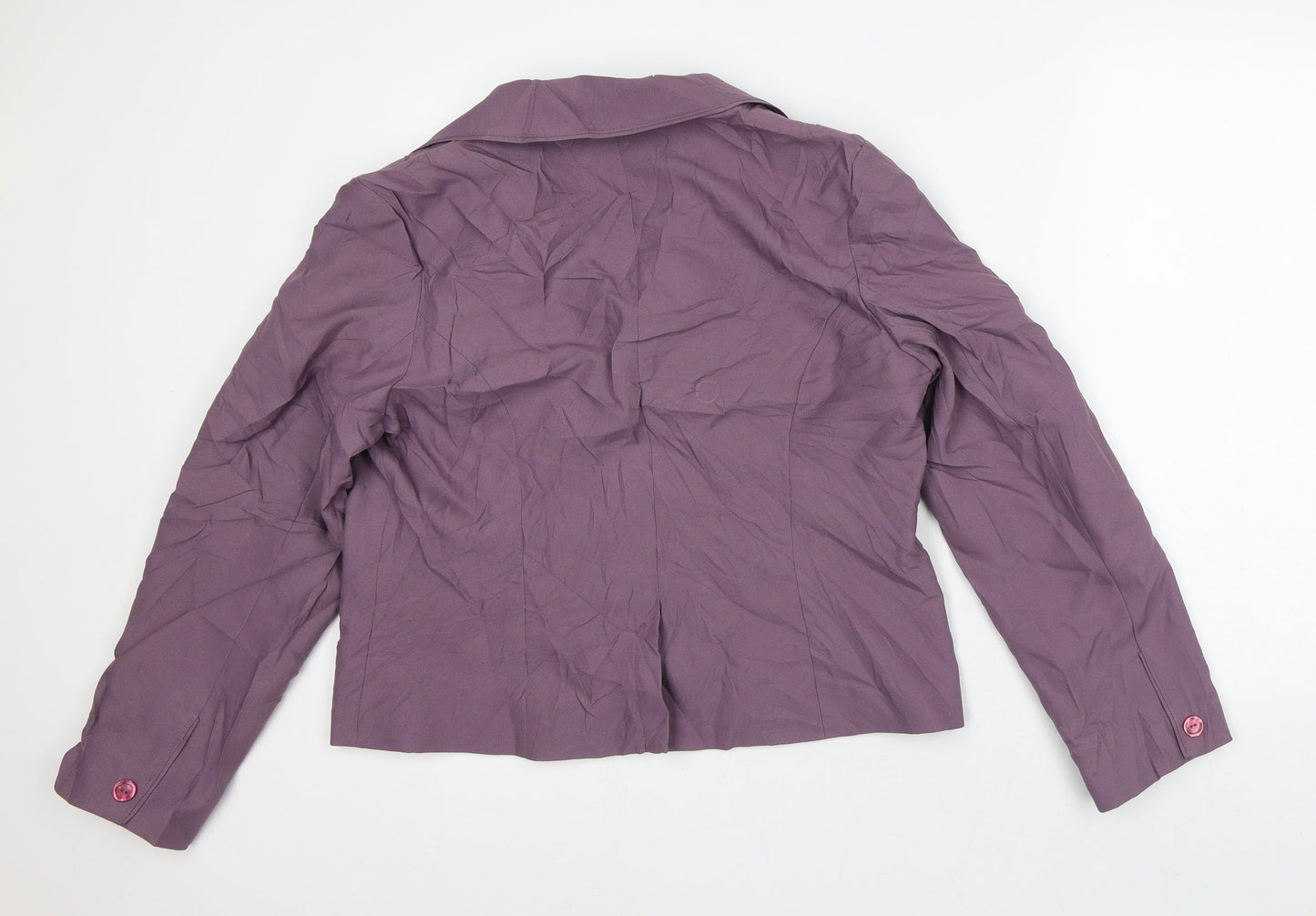Womens UK Size 16 Slimma Purple Jacket