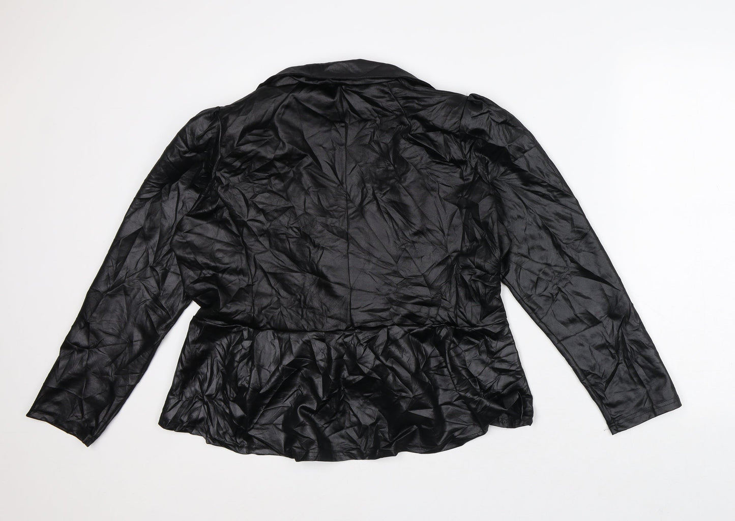 Womens UK Size L Preworn Black Jacket Blazer