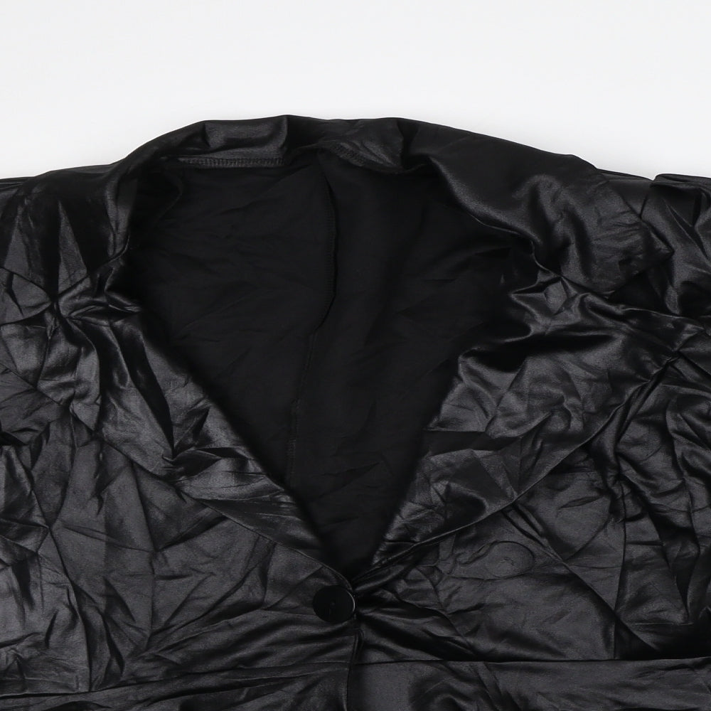 Womens UK Size L Preworn Black Jacket Blazer