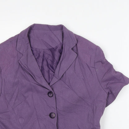 Womens UK Size 12 Richards Purple Jacket